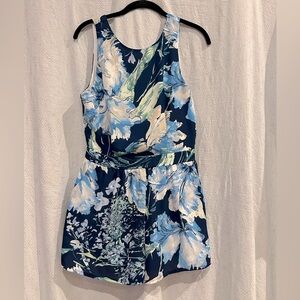 Sleeveless Romper with Pockets